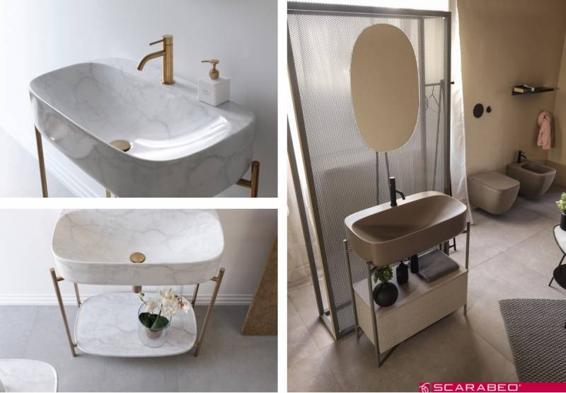 Meuble de Salle de Bain DIVA -  SCARABEO chez DIRECT MATERIAUX Aubagne